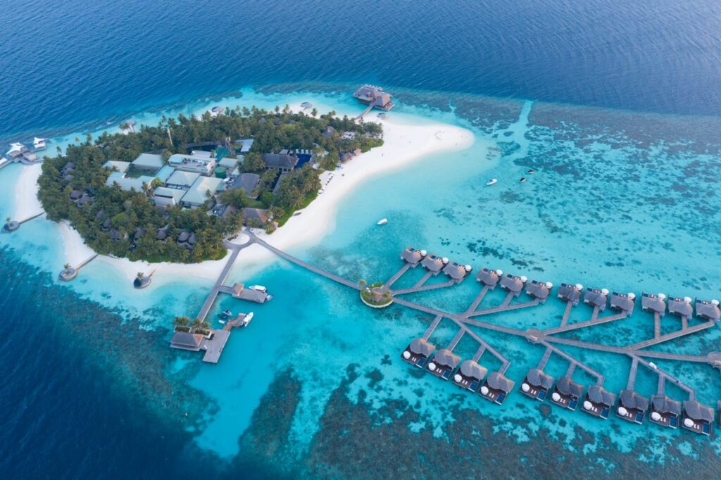 "Maldives holiday package — overwater villa and beach getaway for two"